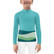 Load image into Gallery viewer, Seafoam Kids Rash Guard