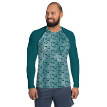 Load image into Gallery viewer, Sherpa Blue Men's Rash Guard