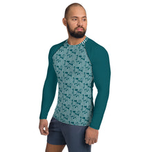 Load image into Gallery viewer, Sherpa Blue Men's Rash Guard