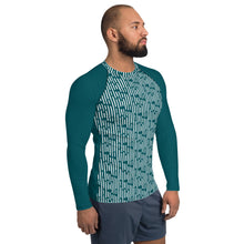 Load image into Gallery viewer, Sherpa Blue Men's Rash Guard