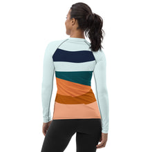 Load image into Gallery viewer, Terrain Block Women's Rash Guard
