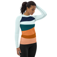 Load image into Gallery viewer, Terrain Block Women's Rash Guard