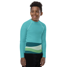 Load image into Gallery viewer, Seafoam Youth Rash Guard