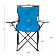 Load image into Gallery viewer, Outdoor lightweight Chair Portable Folding Camping Chair