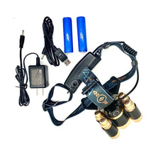 Load image into Gallery viewer, Waterproof Bright 5 LED Zoomable Headlight with Rechargable Battery