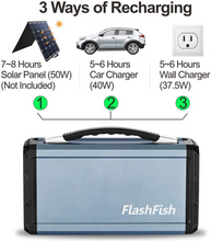 Load image into Gallery viewer, 110V 300W Generator Portable Power Station Supply for Outdoor