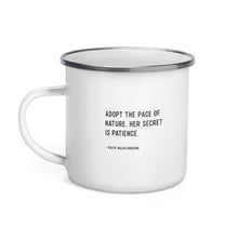 Load image into Gallery viewer, Emerson Quote Enamel Mug
