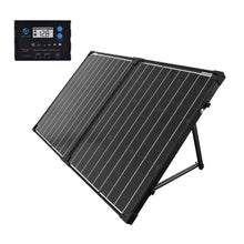 Load image into Gallery viewer, ACOPOWER 100w 12v Portable Solar Panel kit, Foldable 2X 50w Mono Suitcase, proteusX Waterproof 20A Charge Controller