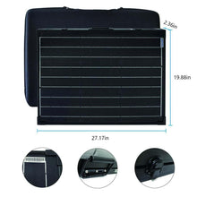 Load image into Gallery viewer, ACOPOWER 100w 12v Portable Solar Panel kit, Foldable 2X 50w Mono Suitcase, proteusX Waterproof 20A Charge Controller