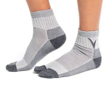 Load image into Gallery viewer, V-Toe Light Grey Wool Casual or Hiking Flip-Flop Tabi Big Toe Chaco Socks
