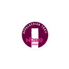 Load image into Gallery viewer, AT NoBo in Pink Bubble-free stickers