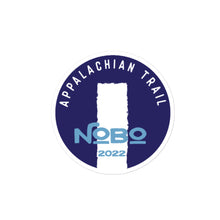 Load image into Gallery viewer, AT NoBo in Blue Bubble-free stickers