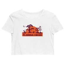 Load image into Gallery viewer, Florida Hiker Sunset Organic Crop Top