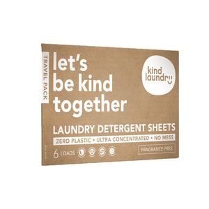 Laundry Detergent Sheets - Fragrance Free 6 Load