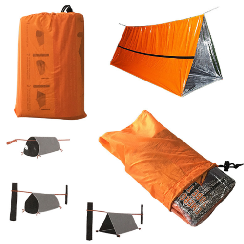 Outdoor Camping Emergency Tent (Orange)