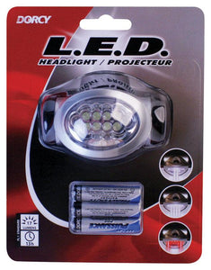 Dorcy  17 lumens Black  LED  Headlight  AAA Battery