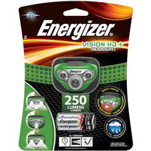Load image into Gallery viewer, Energizer  250 lumens Green  LED  Headlight  AAA Battery