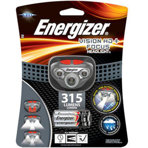 Energizer  315 lumens Gray  LED  Headlight  AAA Battery