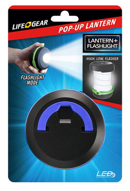 Life Gear  30 lumens Assorted  LED  Pop Up Lantern