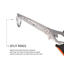 Load image into Gallery viewer, Stainless Steel Multifunctional Fishing Pliers Spring Accessories Tool