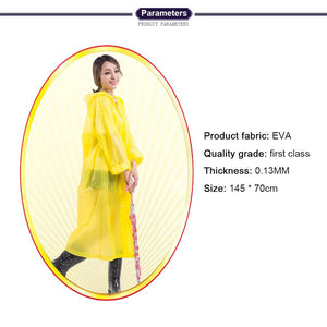 Raincoat Outdoor Rain Coat Adult Long Section EVA Thick Rainwear SP