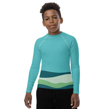 Load image into Gallery viewer, Seafoam Youth Rash Guard