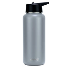 Load image into Gallery viewer, DRINCO® 32oz Stainless Steel Water Bottle (3 lids) - Asphalt Gray