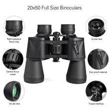 Load image into Gallery viewer, 20x50 Military Binoculars HD Waterproof Binoculars Telescope