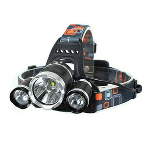 3*LED 10W 3-Mode 5000LM White Light Headlamp