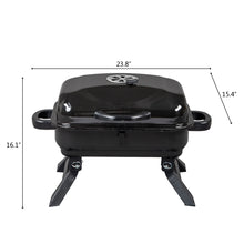 Load image into Gallery viewer, Portable Folding Charcoal Grill BBQ and Smoker with Lid
