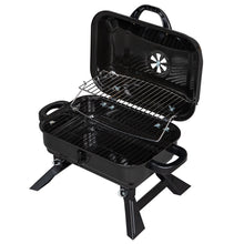 Load image into Gallery viewer, Portable Folding Charcoal Grill BBQ and Smoker with Lid