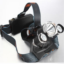 Load image into Gallery viewer, 3*LED 10W 3-Mode 5000LM White Light Headlamp