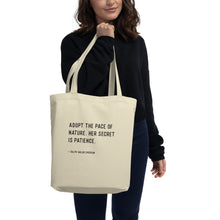 Load image into Gallery viewer, Ralph Waldo Emerson Quote EcoTote Bag