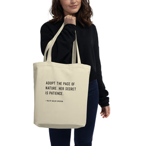 Ralph Waldo Emerson Quote EcoTote Bag