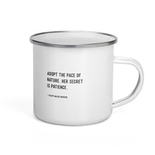 Load image into Gallery viewer, Emerson Quote Enamel Mug