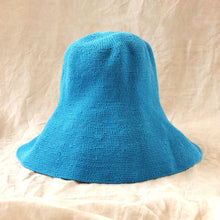 Load image into Gallery viewer, BLOOM Crochet Hat, in Mosaic Blue