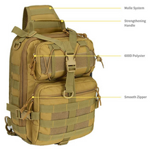 Load image into Gallery viewer, Tactical Medium Shoulder Sling Range Camping Backpack