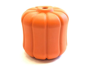 MKB Jack O' Lantern Durable Rubber Chew Toy & Treat Dispenser - Large - Orange