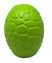 Load image into Gallery viewer, MKB Dinosaur Egg Durable Rubber Chew Toy &amp; Treat Dispenser - Large - Green