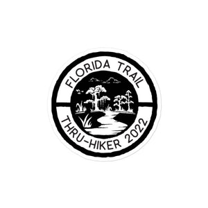 Florida Trail Thru-Hiker Bubble-free sticker