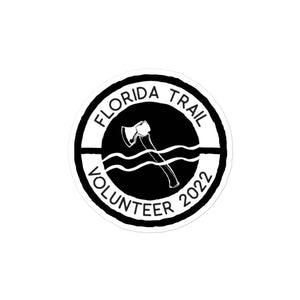 Florida Trail Volunteer Bubble-free sticker
