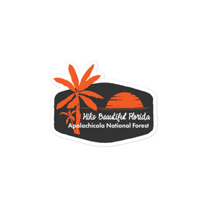 Apalachicola National Forest in Beautiful Florida Bubble-free sticker