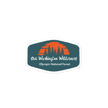 Load image into Gallery viewer, Olympics National Forest - Washington Bubble-free stickers