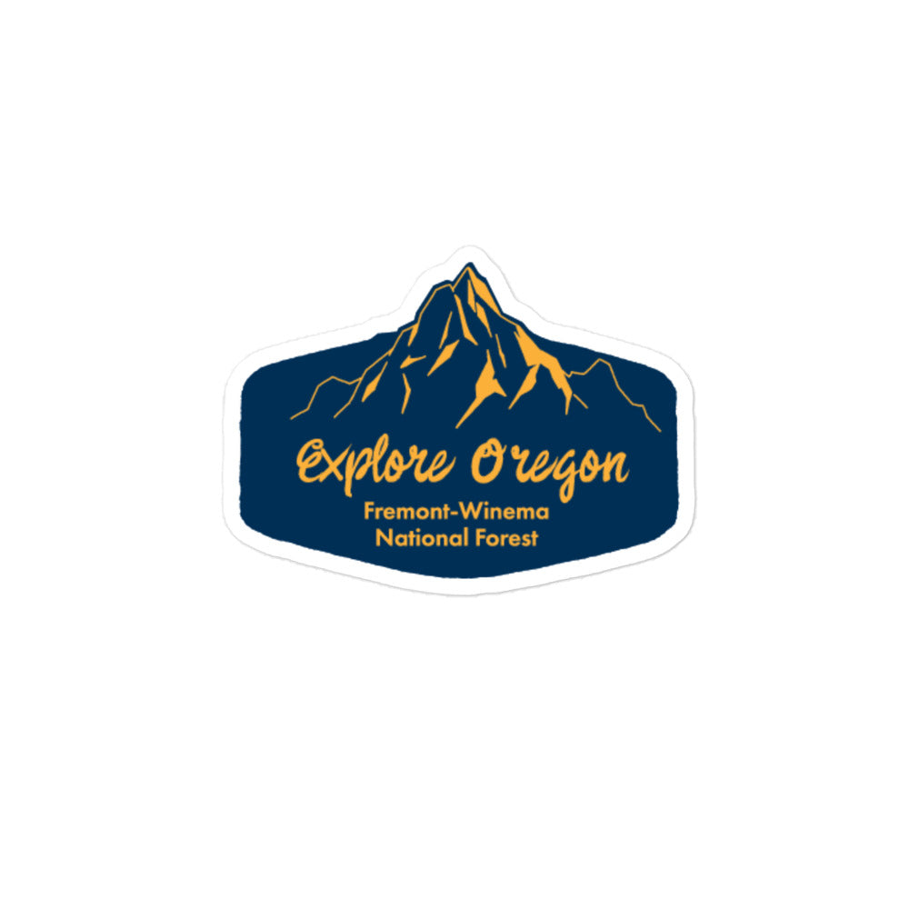 Fremont-Winema National Forest - Oregon Bubble-free stickers