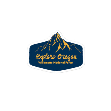 Willamette National Forest - Oregon Bubble-free stickers