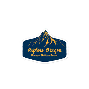 Umpqua National Forest - Oregon Bubble-free stickers